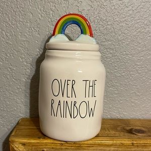 COPY - New Rae Dunn OVER THE RAINBOW canister